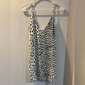 spotted monochromatic reformation dress size XS